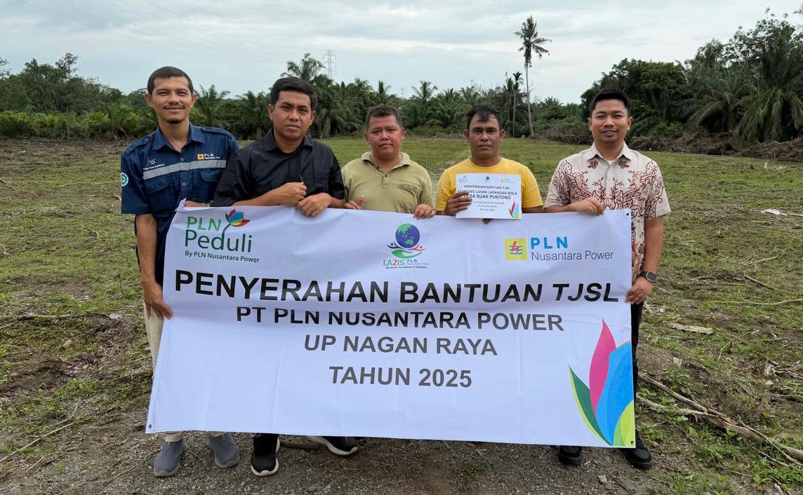 PLN NP Nagan Raya Salurkan CSR untuk Perbaikan Sarana Olahraga Desa Suak Puntong PLN NP Nagan Raya Salurkan CSR untuk Perbaikan Sarana Olahraga Desa Suak Puntong
