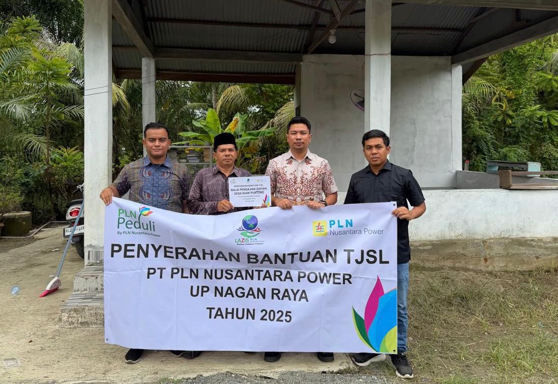Lewat Program CSR, PLN NP Nagan Raya Bangun Balai Pengajian di Gampong Suak Puntong