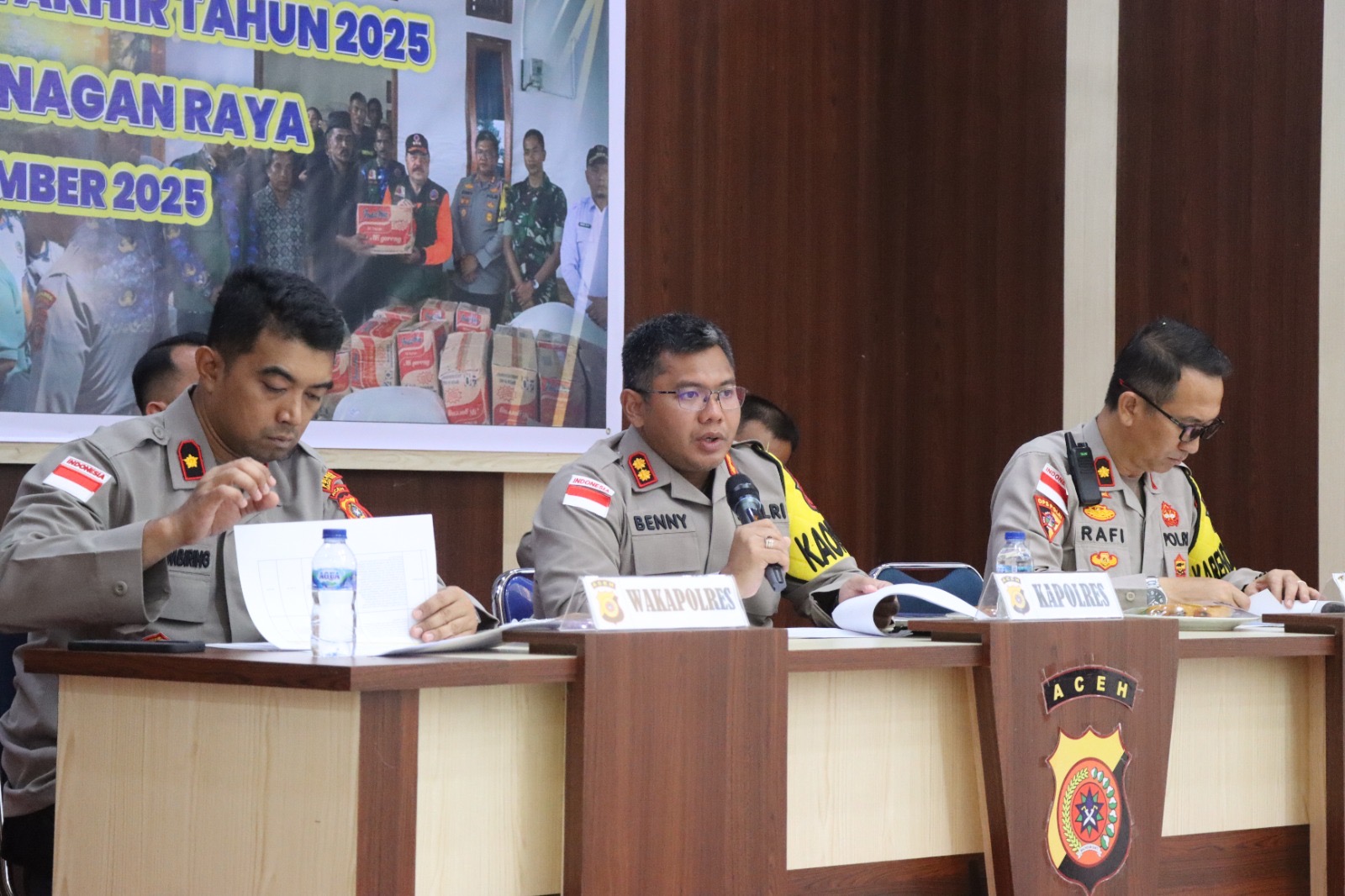 Akhir Tahun 2025, Polres Nagan Raya Gelar Konferensi Pers Akhir Tahun 2025, Polres Nagan Raya Gelar Konferensi Pers