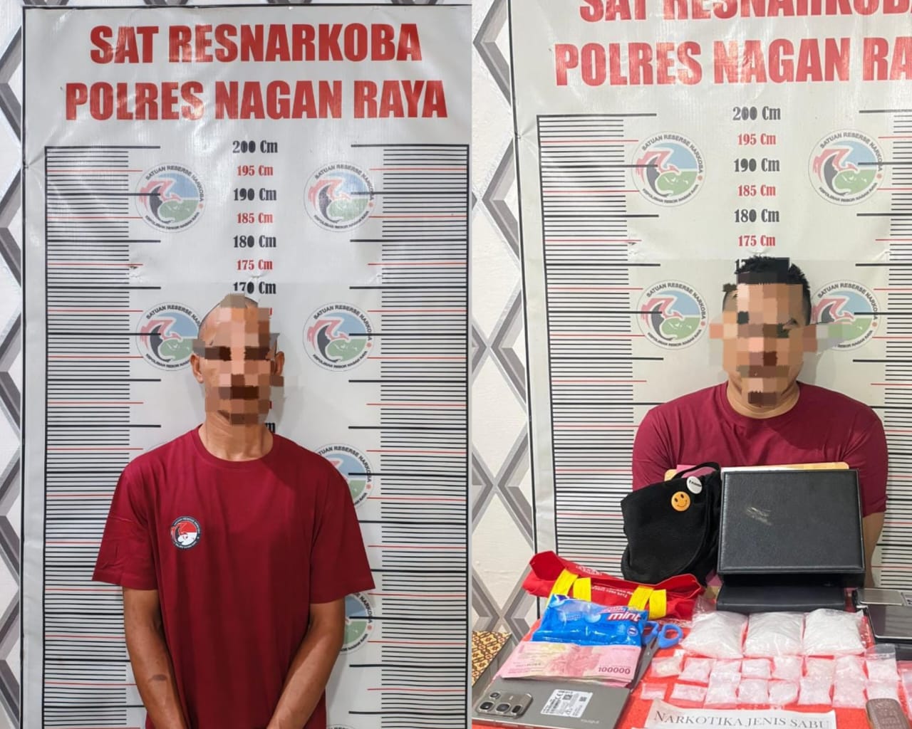 Polres Nagan Raya Berhasil Bongkar Jaringan Peredaran Sabu, Dua Tersangka Diamankan Polres Nagan Raya Berhasil Bongkar Jaringan Peredaran Sabu, Dua Tersangka Diamankan