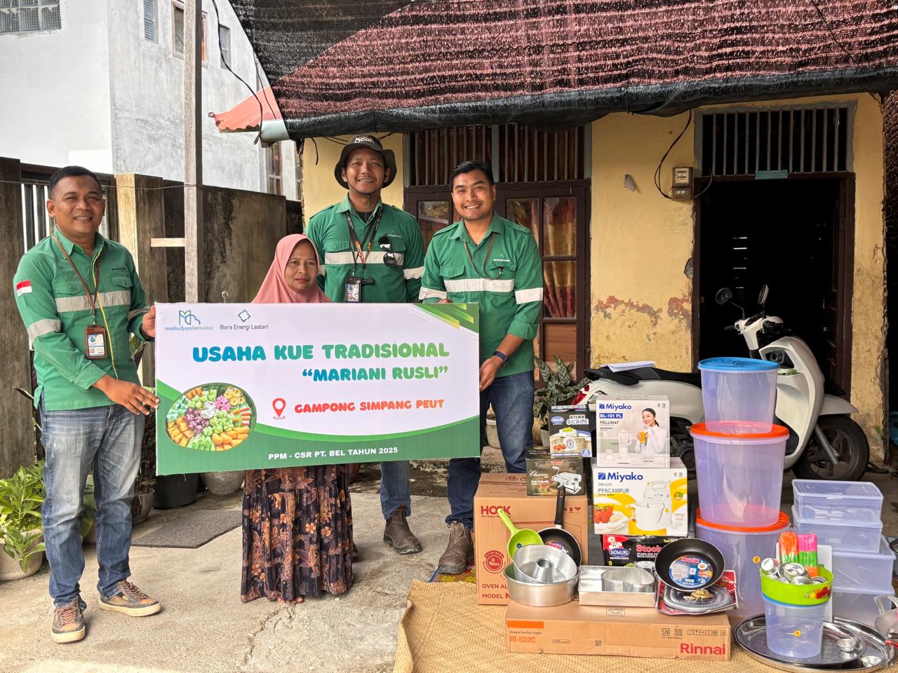 PT BEL Dorong Pengembangan UMKM Ibu-ibu Gampong Simpang Peut