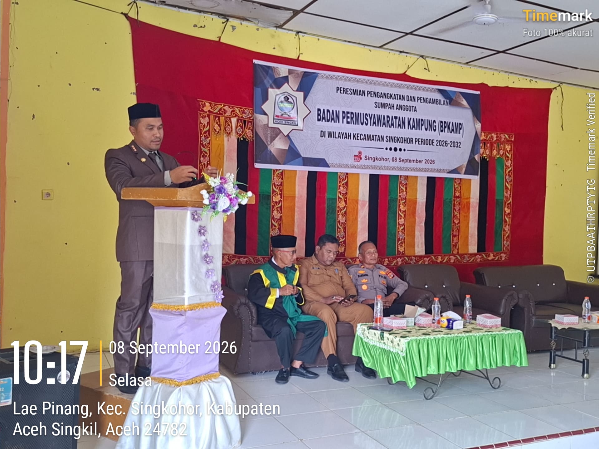 36 Anggota BPKamp di Singkohor Resmi Dilantik 36 Anggota BPKamp di Singkohor Resmi Dilantik