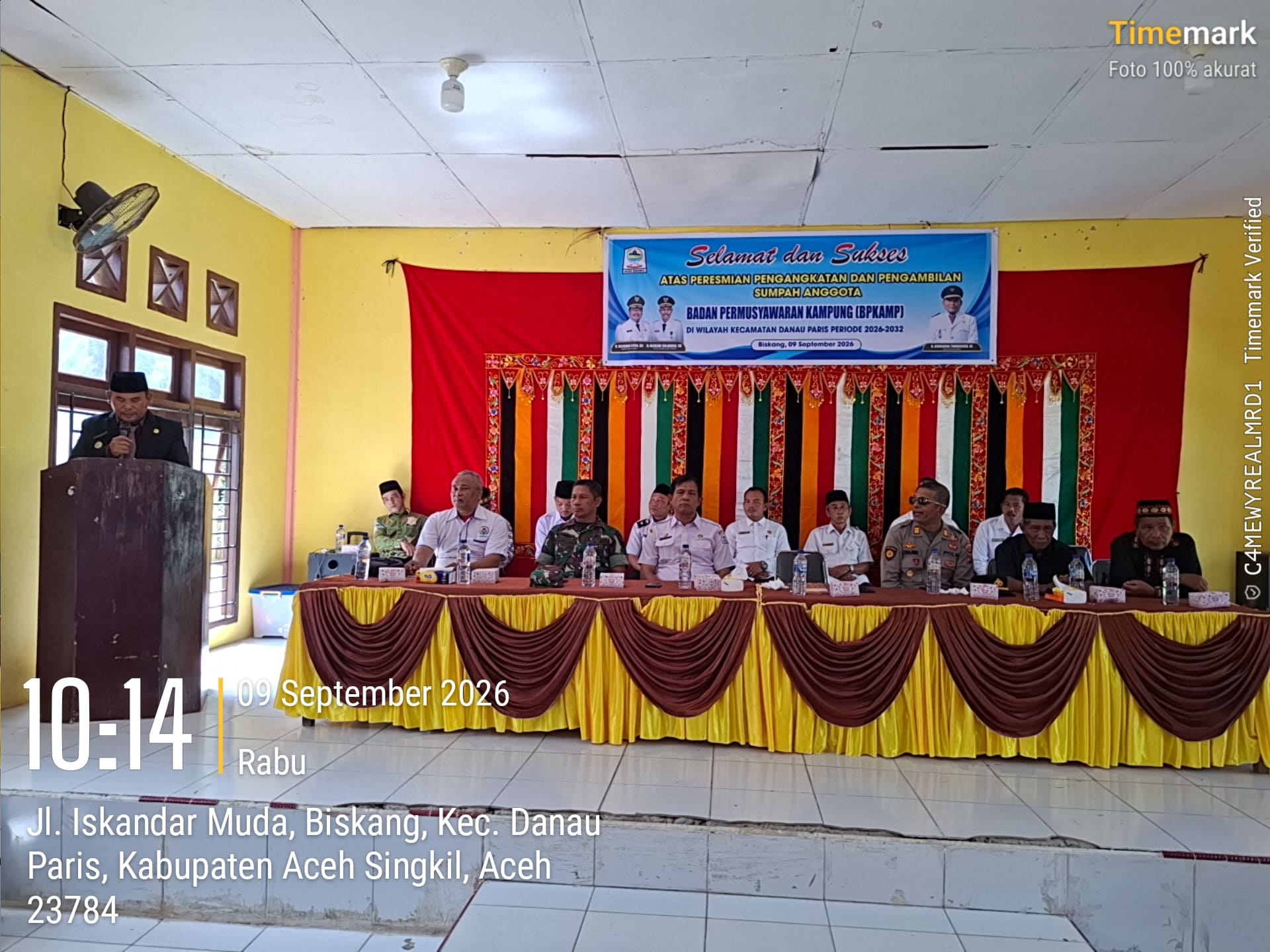 30 Anggota BPKam dari Enam Desa di Danau Paris Resmi Dilantik