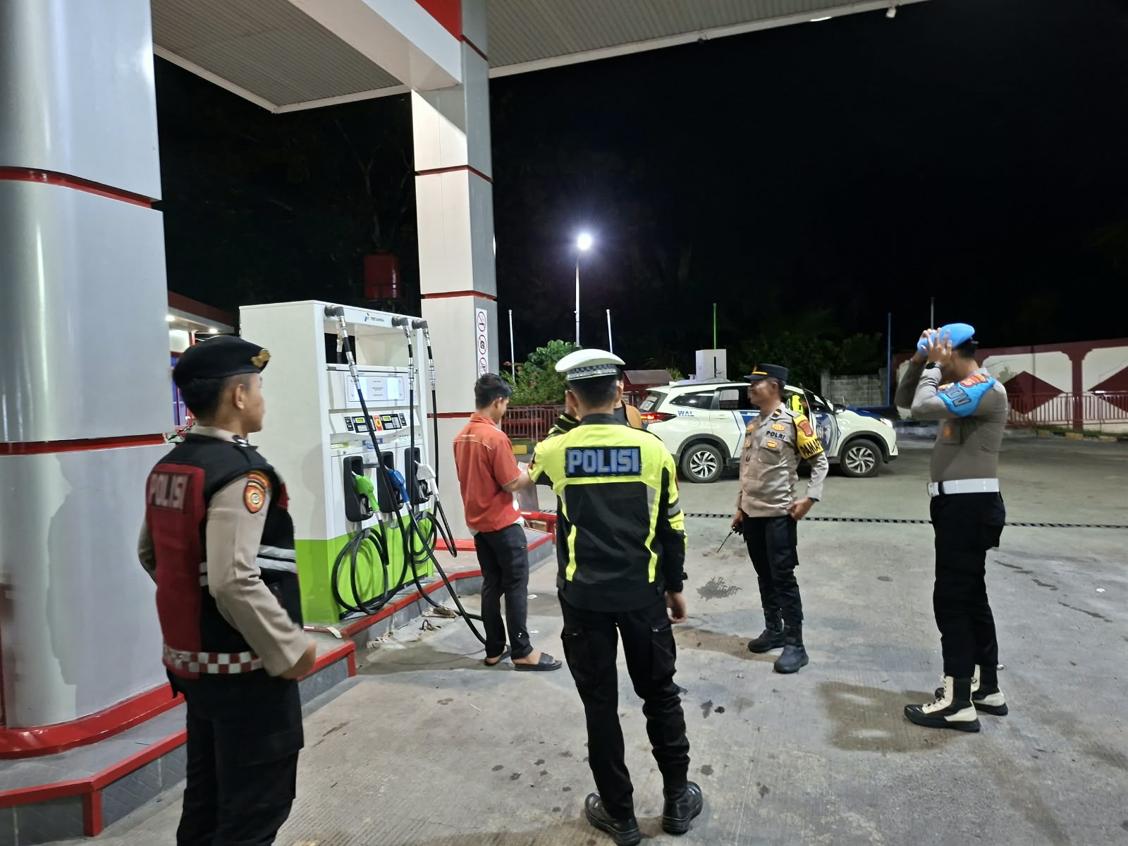 Polres Nagan Raya Perkuat Pengamanan dan Pengaturan di SPBU