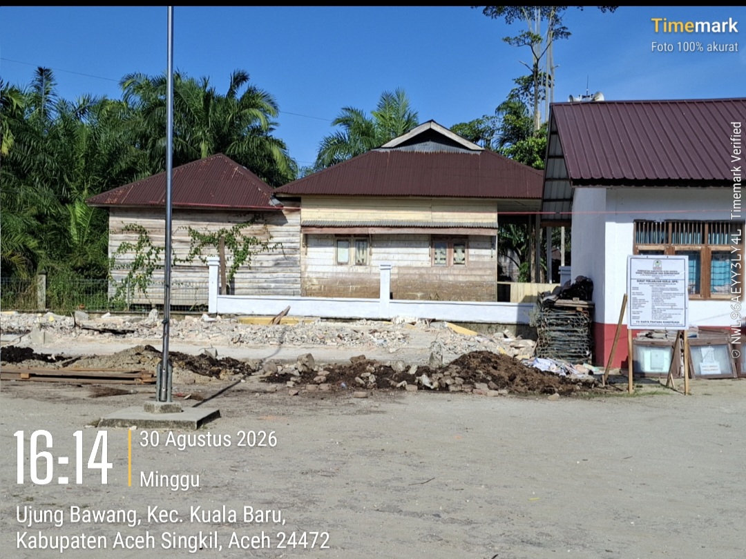 RKB SDN Ujung Bawang Mulai Dibangun, Wali Murid Sambut Positif RKB SDN Ujung Bawang Mulai Dibangun, Wali Murid Sambut Positif